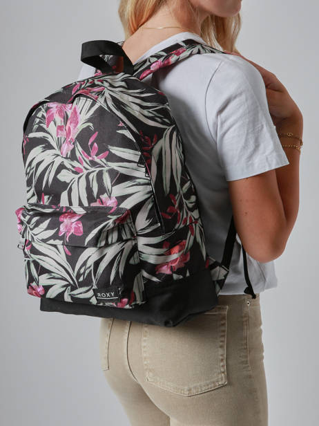 1 Compartment Backpack Roxy Black back to school RJBP4897 other view 1