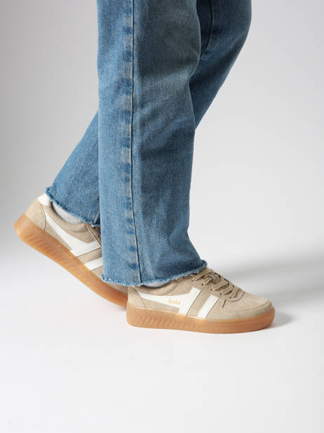 Sneakers Grandslam In Leather Gola Beige women CLA589 other view 1