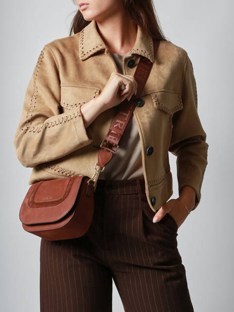 Crossbody Bag S Lasso Leather Etrier Brown lasso ELAS152S other view 1