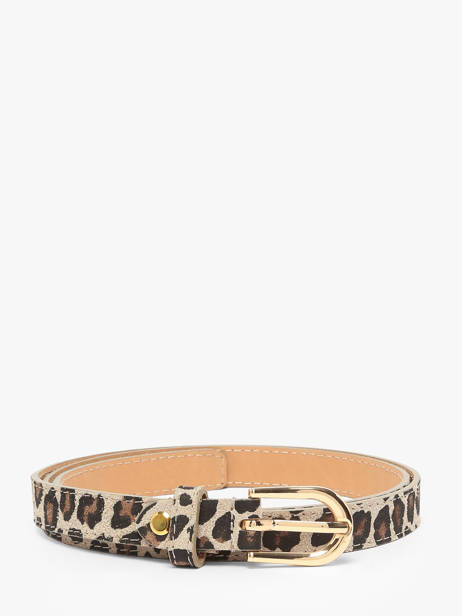 Ceinture Réglable Milano Beige velvet leopardo VL25068