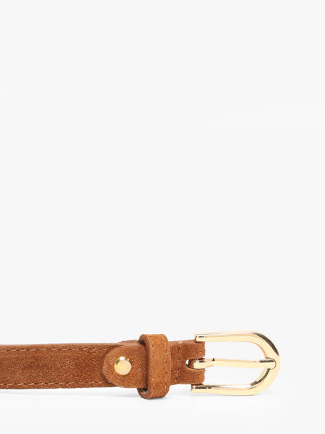 Ceinture Réglable Cuir Milano Marron velvet VE25068 vue secondaire 1