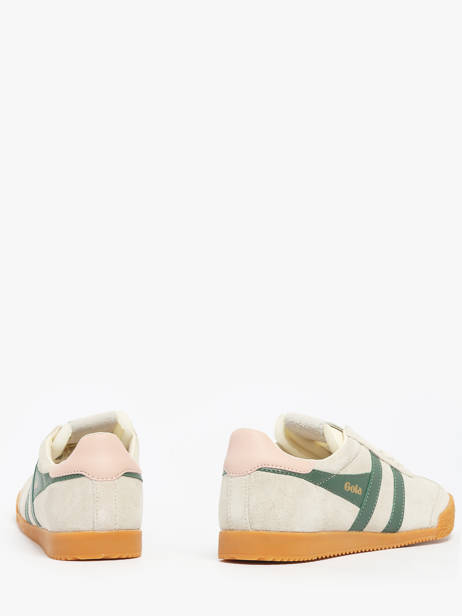 Sneakers Elan In Leather Gola Beige women CLB538 other view 3