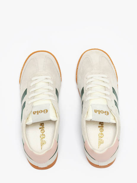 Sneakers Elan In Leather Gola Beige women CLB538 other view 4