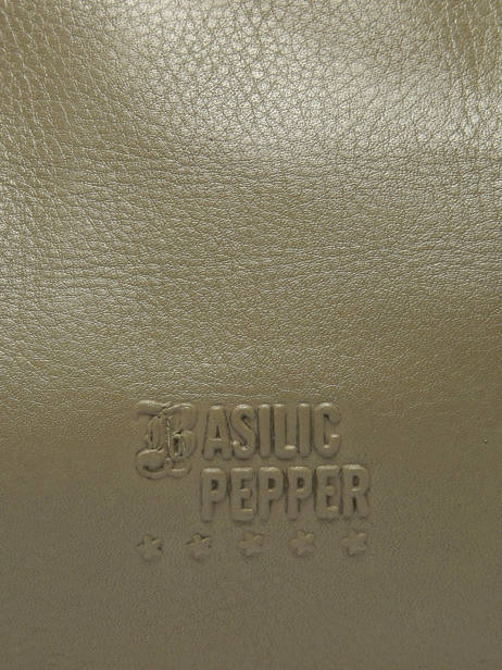 Top Handle Cow Leather Basilic pepper Green cow BCOW22 other view 5