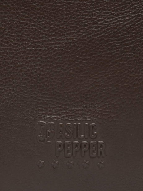 Shoulder Bag Cow Leather Basilic pepper Brown cow BCOW82 other view 5