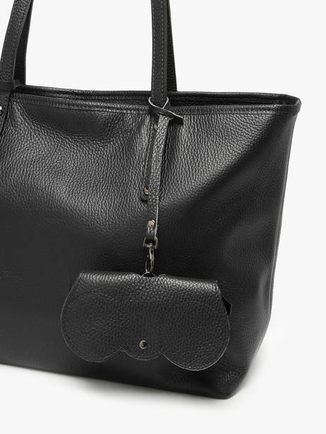 Sunglass Case Caviar Leather Milano Black caviar CA25069 other view 1