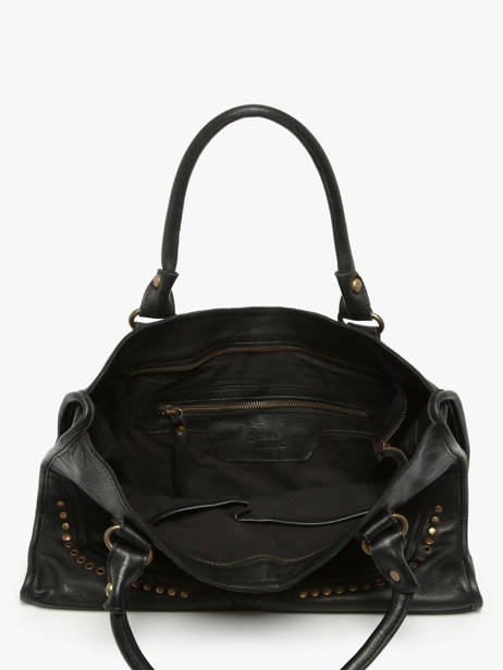 Handbag Glam Eyelet Leather Basilic pepper Black glam eyelet BGLE31 other view 3