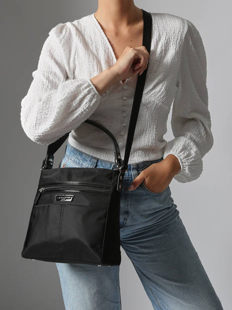 Sac Bandoulière Basic Vernis Lancaster Noir basic vernis 514-60 vue secondaire 1