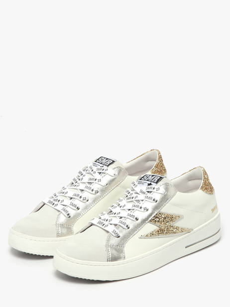 Sneakers Maya In Leather Semerdjian White women MAYA other view 2