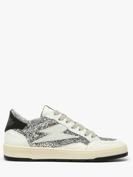 Sneakers Dany In Leather Semerdjian Silver women DANY