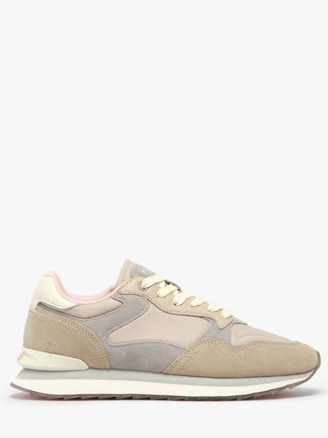 Sneakers City Antibes In Leather Hoff Beige women 12402001