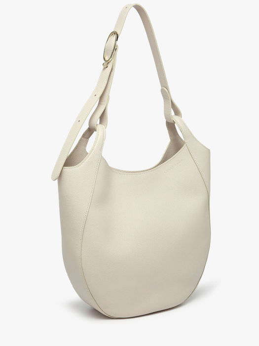 Longchamp Le foulonné Hobo bag White