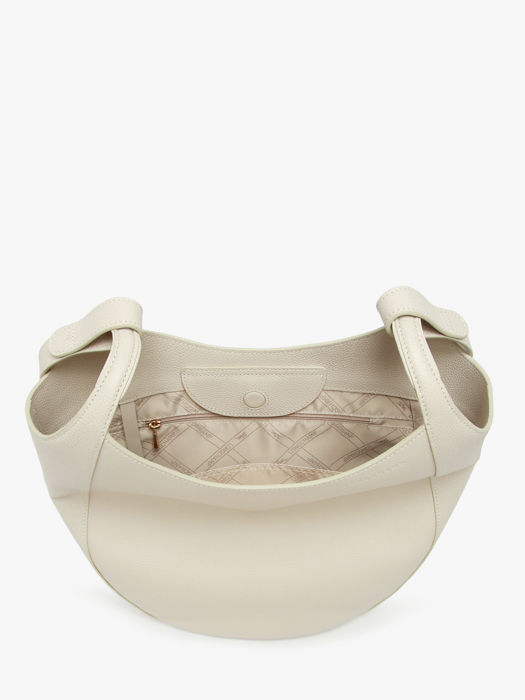 Longchamp Le foulonné Hobo bag White