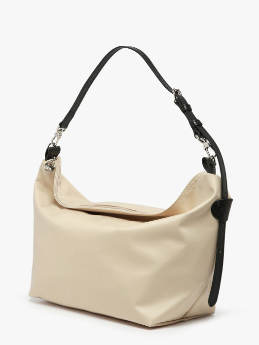 Longchamp Besace longchamp toile Hobo bag Beige