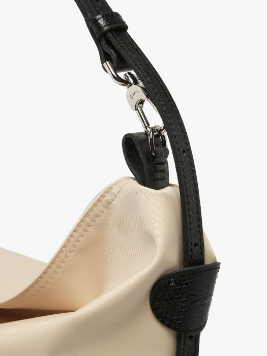 Longchamp Besace longchamp toile Hobo bag Beige
