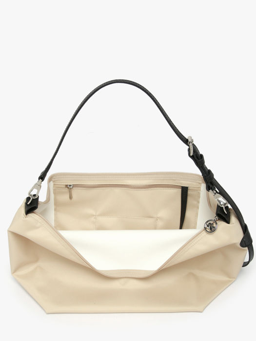 Longchamp Besace longchamp toile Hobo bag Beige