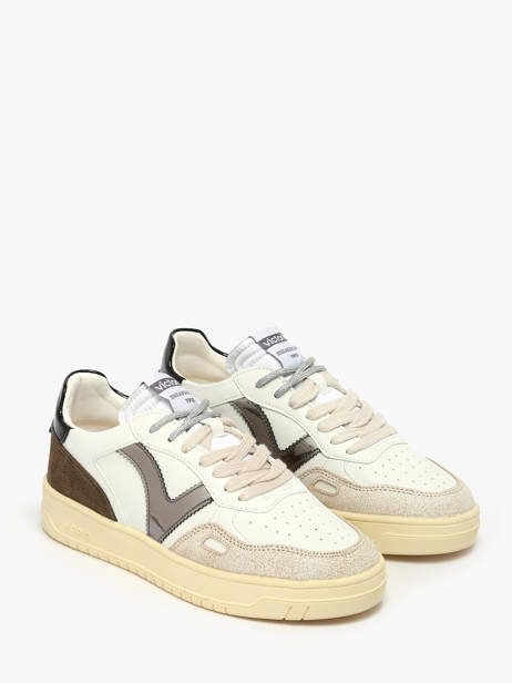 Sneakers In Leather Victoria White women 1257135 other view 2