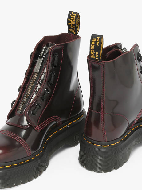 Boots Sinclair In Leather Dr martens Red women 25233600 other view 3
