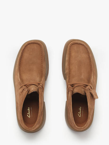 Ankle Derby Shoes Torview In Leather Clarks Brown men 26184609 other view 4