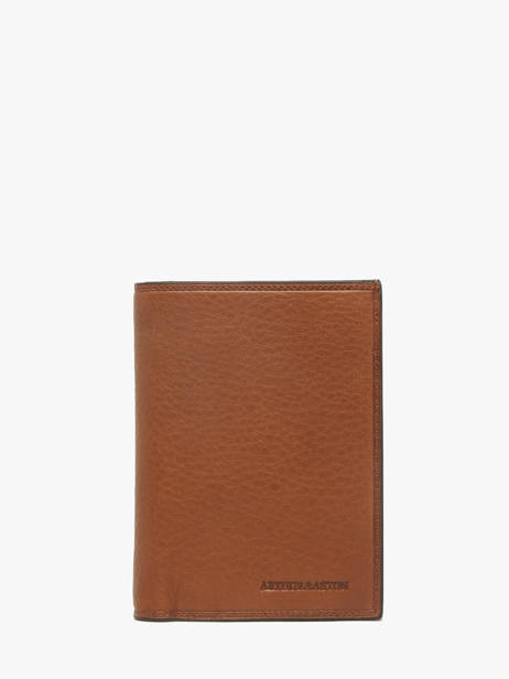 Wallet Leather Arthur & aston Brown jose 424