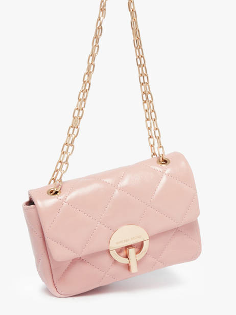 Medium Leather Moon Crossbody Bag Vanessa bruno Pink moon 84V40533 other view 2