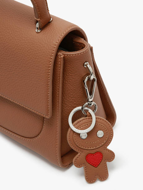 Leather Love Manga Keychain Nathan baume Brown original n 718N other view 1