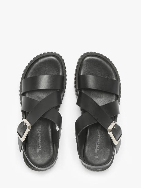 Sandals In Leather Tamaris Black women 44 other view 3