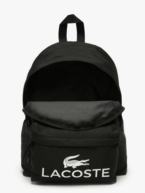 Backpack Lacoste Black zt NU5182ZT other view 3