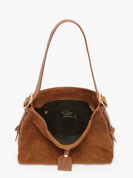 Shoulder Bag Velvet Caviar Leather Milano Brown velvet caviar VC250610 other view 2