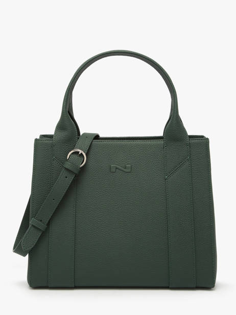 Leather Breda Top-handle Bag Nathan baume Green mondrian 2