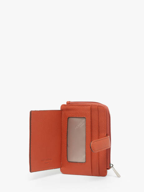 Porte-monnaie Confort Cuir Hexagona Orange confort 468426 vue secondaire 1