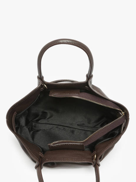 Handbag Caviar Leather Milano Brown caviar CA25063 other view 3