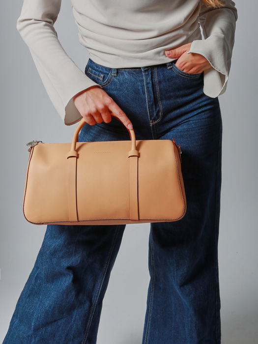 Longchamp Daylong chevron Handbag Brown