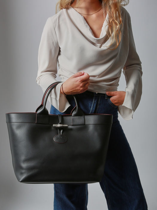 Longchamp Le roseau souple Handbag Black