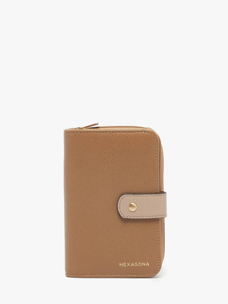 Wallet Hexagona Beige merline 258455