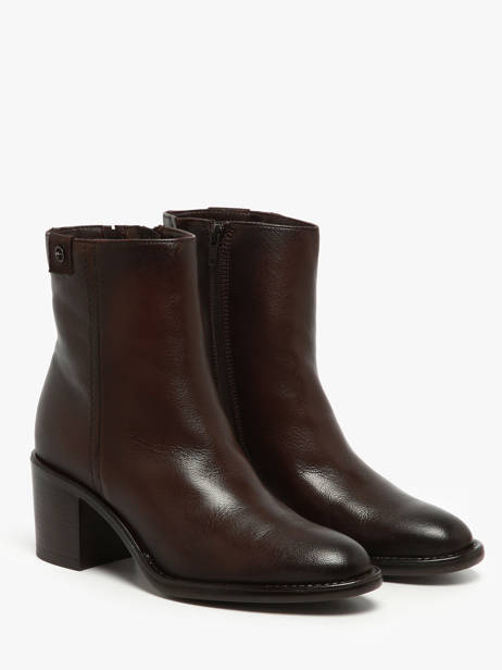 Heeled Boots In Leather Tamaris Brown women 45 other view 2