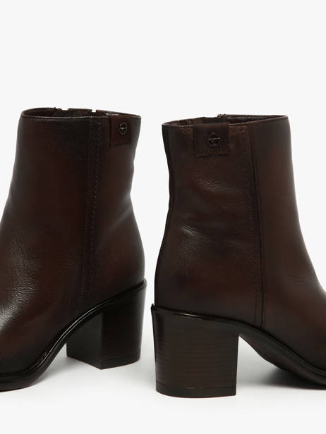 Heeled Boots In Leather Tamaris Brown women 45 other view 3