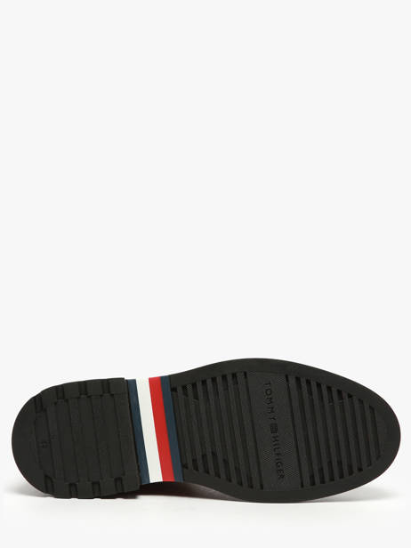 Chelsea Boots In Leather Tommy hilfiger Brown men 5592GVQ other view 4