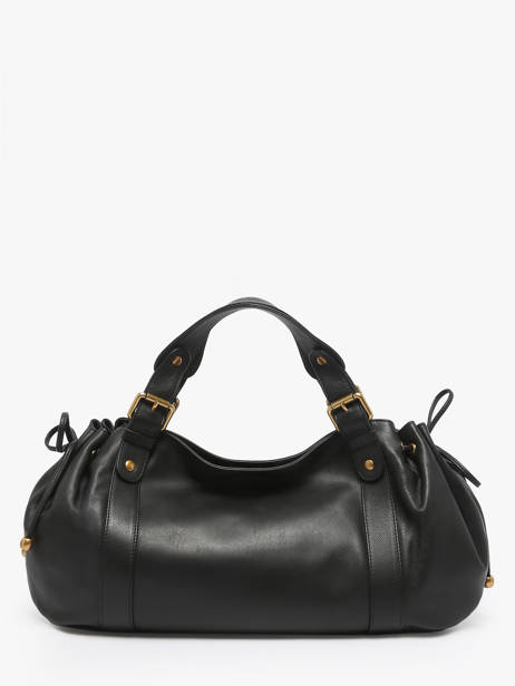 Sac 24h  Icone Cuir Gerard darel Noir icone DCS01410 vue secondaire 4