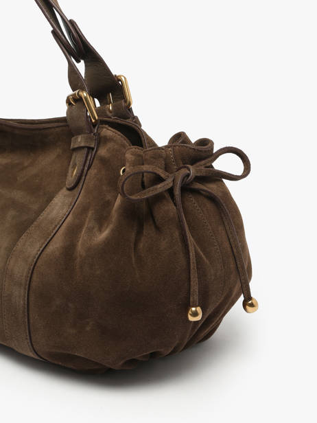 Shoulder Bag Folk Leather Gerard darel Green folk DCS01407 other view 5