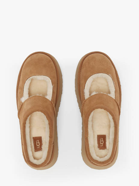 Derby Shoes In Leather Ugg Brown women 1167612 other view 4