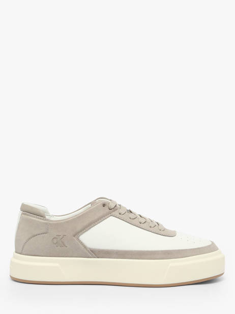 Sneakers In Leather Calvin klein jeans White men YM01354