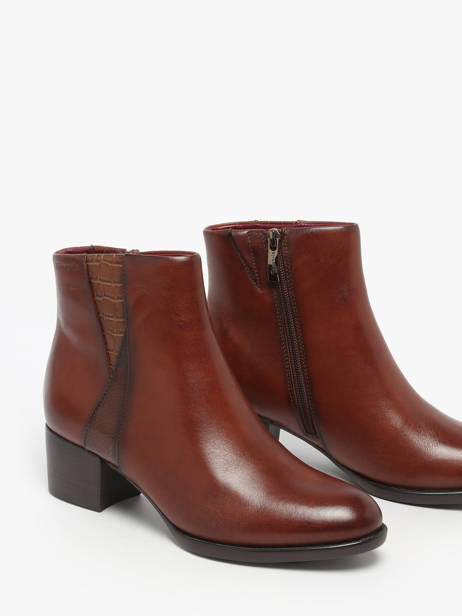 Heeled Boots In Leather Tamaris Brown women 45 other view 2