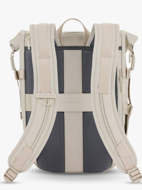 Lisbon Small - Backpack Kapten and son Beige backpack S other view 4