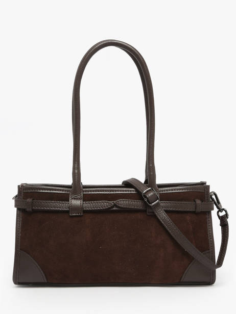 Sac Porté épaule Velvet Caviar Cuir Milano Marron velvet caviar VC25062 vue secondaire 4