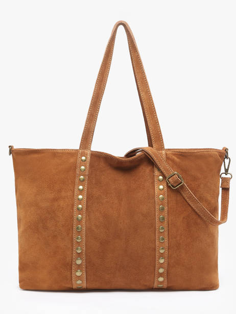 Shoulder Bag Velvet Milano Brown velvet VE24113 other view 4