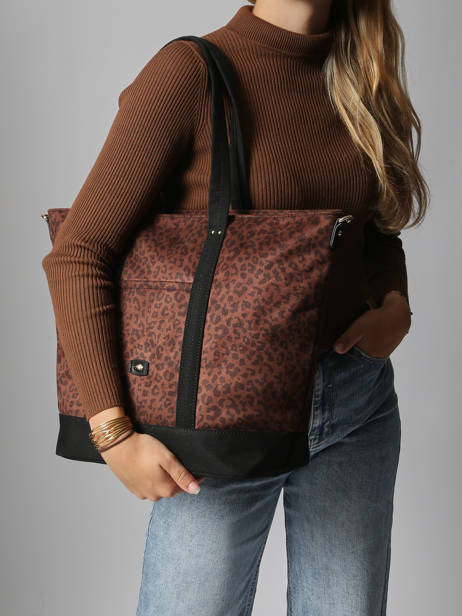 Shoulder Bag Leonie Hexagona Brown leonie 5120195 other view 1