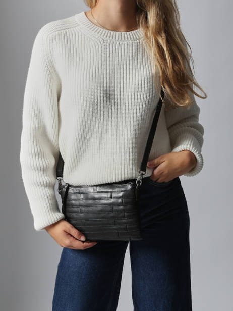 Shoulder Bag Heritage Leather Biba Black heritage LEB16L other view 1