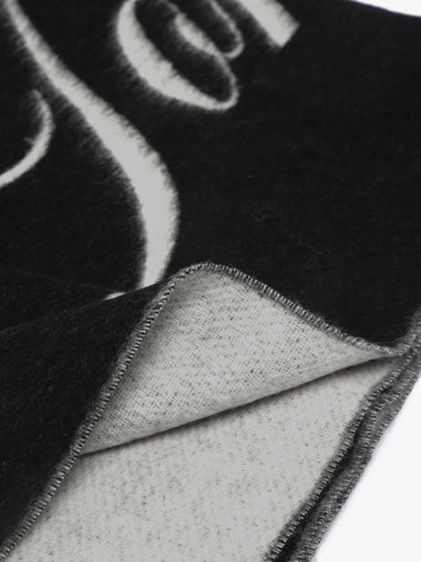 Scarf Tommy hilfiger Black tommy script logo AW17786 other view 1