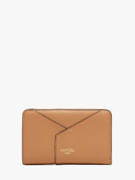 Portefeuille Cuir Lancel Marron enveloppe A13710